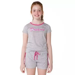 Pijama Dreams<BR>- Cinza & Rosa