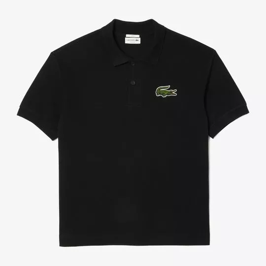 Polo Clássica Lacoste®- Preta