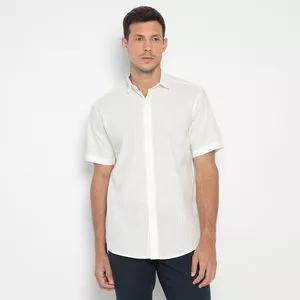 Camisa Lisa<BR>- Off White