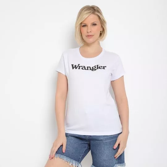 Camiseta Wrangler®- Branca