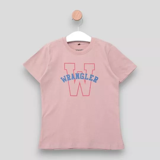 Camiseta Wrangler®- Rosê