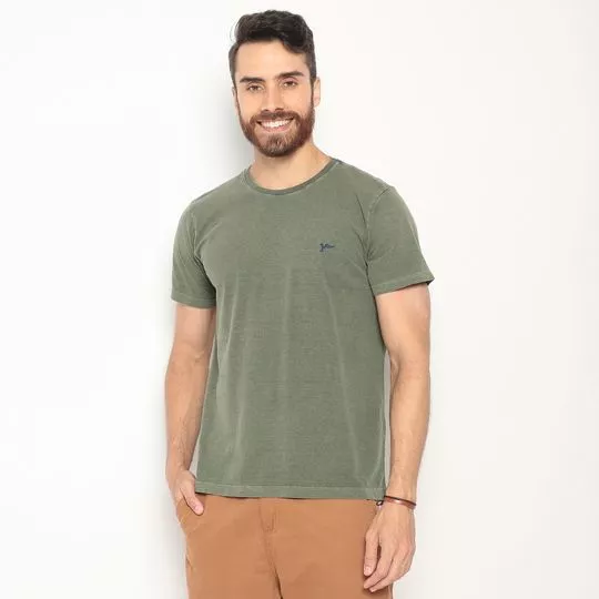 Camiseta Yachtsman®- Verde Militar- Yachtsman