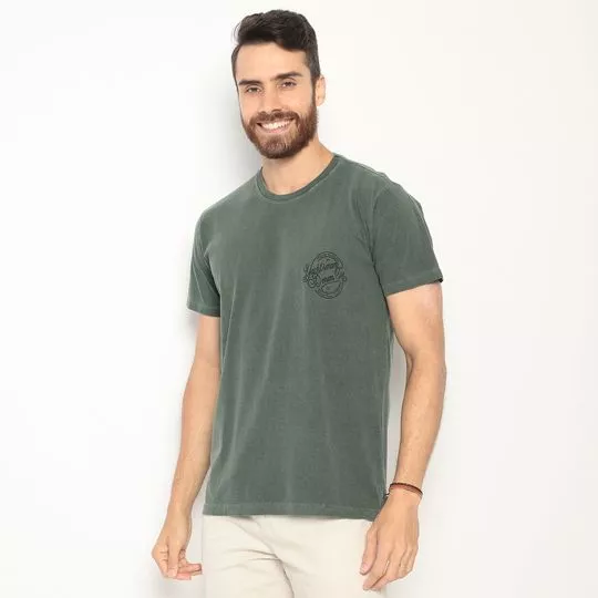 Camiseta Yachtsman®- Verde Militar- Yachtsman