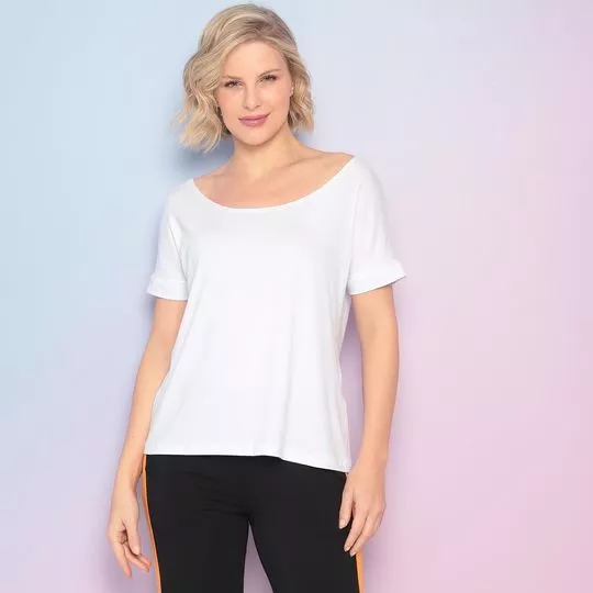 Blusa Lisa- Branca- Maria Padilha