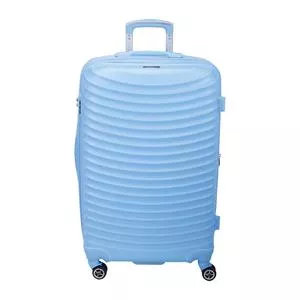 Mala De Viagem Grande 360° Vega 2T<BR>- Azul Claro<BR>- 75x47x30cm