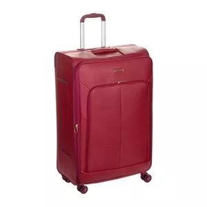 Mala De Viagem Grande 360° Texturizada<BR>- Vinho<BR>- 82x50x35cm