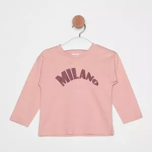 Camiseta Milano<BR>- Rosa Claro