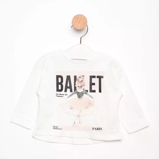 Blusa Ballet- Branco