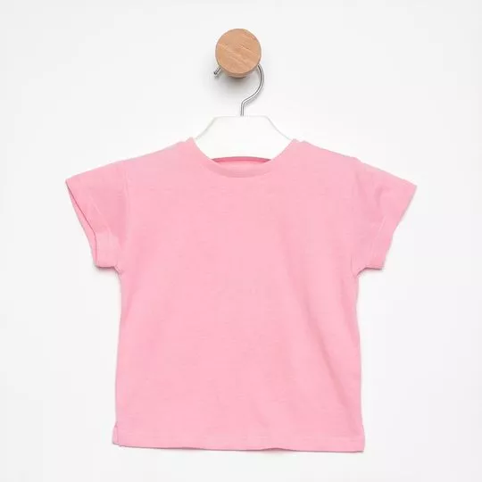 Blusa Básica- Rosa