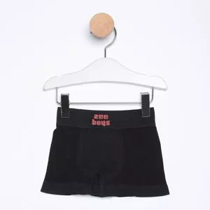 Cueca Boxer Sem Costura<BR>- Preta