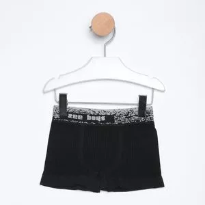 Cueca Boxer Sem Costura<BR>- Preta