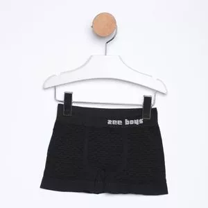 Cueca Boxer Sem Costura<BR>- Preta