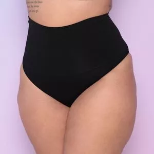 Calcinha Hot Pant Modeladora<BR>- Preta