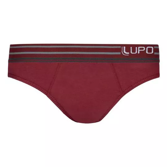 Cueca Slip- Bordô