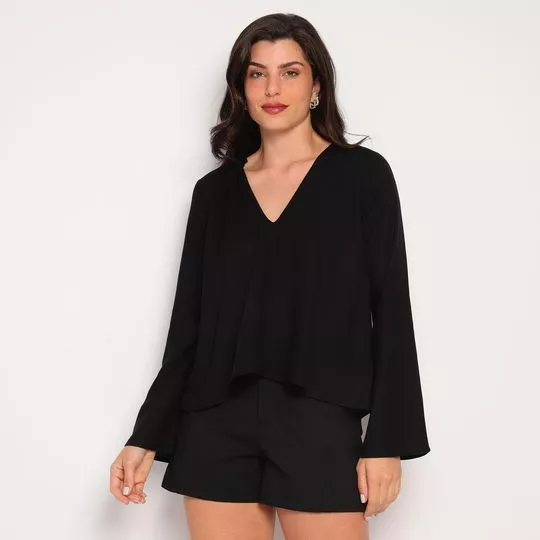 Blusa Lisa- Preta