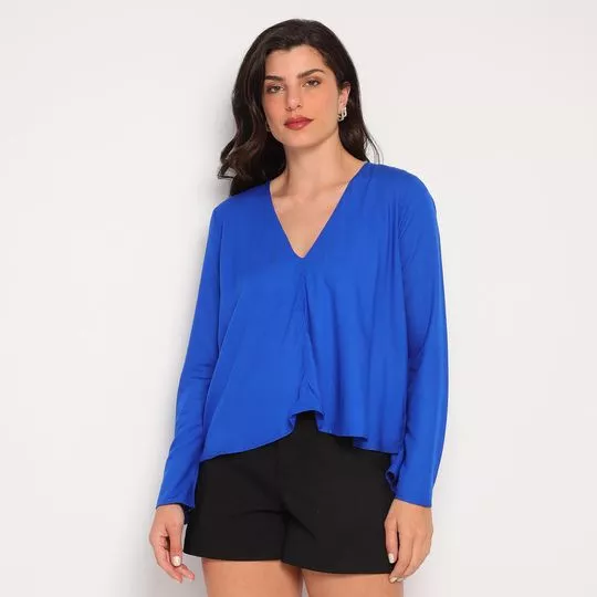 Blusa Lisa- Azul Royal