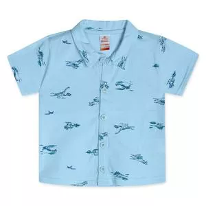 Camisa Dinossauros<BR>- Azul<BR>- Marisol