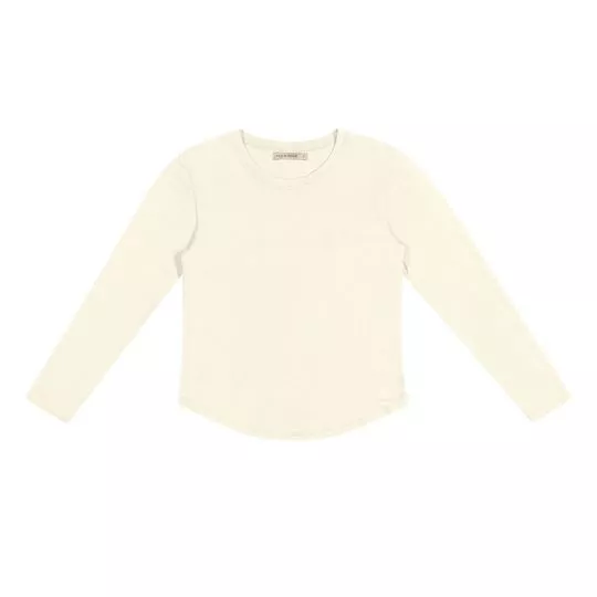 Blusa Canelada- Off White- Trick Nick