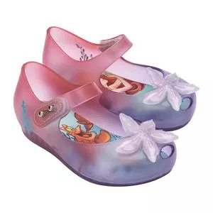 Mini Melissa Ultragirl + Little Mermaid ll®<BR>- Lilás & Rosa