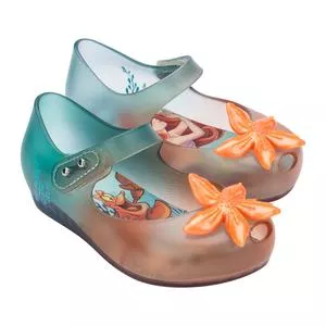 Mini Melissa Ultragirl + Little Mermaid ll®<BR>- Laranja & Verde Água