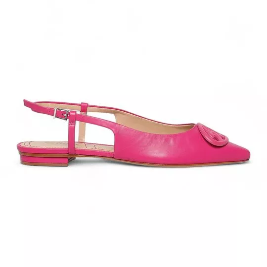 Slingback Liso- Rosa Escuro