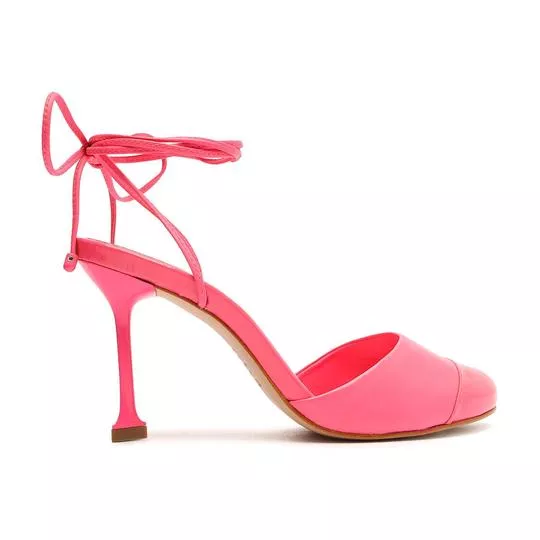 Slingback Com Recorte- Pink