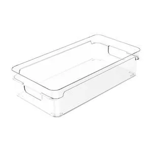 Organizador Clear<BR>- Incolor<BR>- 7x30x15cm<BR>- Ou