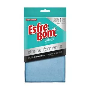 Pano Para Vidros<BR>- Azul<BR>- 40x30cm<BR>- Bettanin