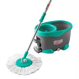 Mop Turbo<BR>- Verde Água & Prateado<BR>- 17L<BR>- Bettanin