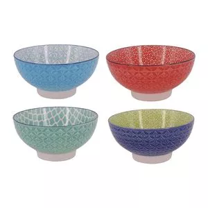 Jogo De Bowls Decorativos<BR>- 4Pçs<BR>- Btc Decor