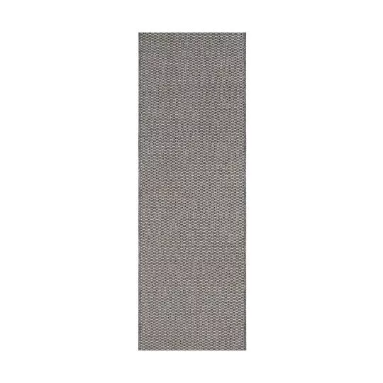 Tapete New Boucle- Cinza & Cinza Escuro- 180x75cm- Tapete São Carlos