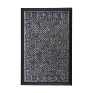 Capacho Lima<BR>- Cinza & Preto<BR>- 60x40cm<BR>- Niazitex