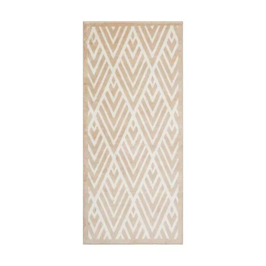 Tapete Lille- Bege Claro & Off White- 80x50cm- Niazitex