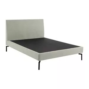 Cama King Size Ariel<BR>- Bege<BR>- 116x198x215cm<BR>- Daf Móveis