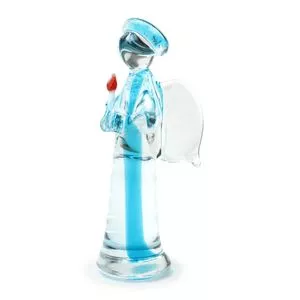 Anjo Da Guarda<BR>- Azul<BR>- 8x3x3cm