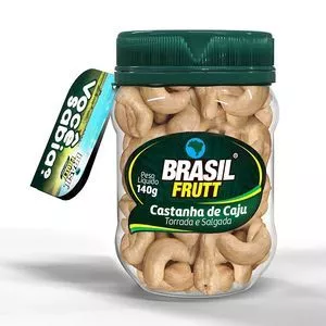 Castanha De Caju Torrada & Salgada<BR>- 140g<BR>- Brasil Frutt