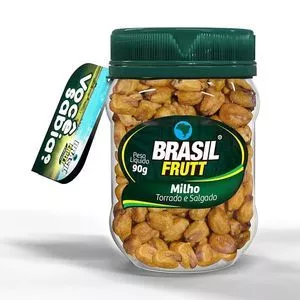 Milho Torrado & Salgado<BR>- 90g<BR>- Brasil Frutt