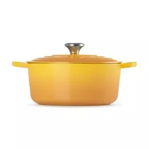 Panela Redonda 26cm Signature<BR>- Nectar<BR>- 17,2x27,4x35,3cm<BR>- 5,3L<BR>- Le Creuset