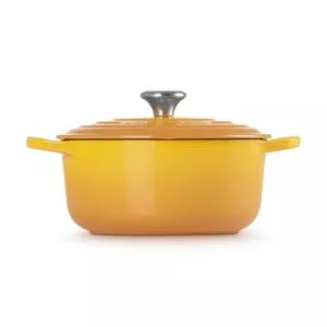 Panela Redonda 20cm Signature<BR>- Nectar<BR>- 14,1x21,5x27,3cm<BR>- 2,4L<BR>- Le Creuset