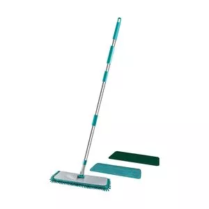 Mop Plano 3 Em 1<BR>- Inox & Verde Água<BR>- 135x37x11,5cm<BR>- Euro Homeware