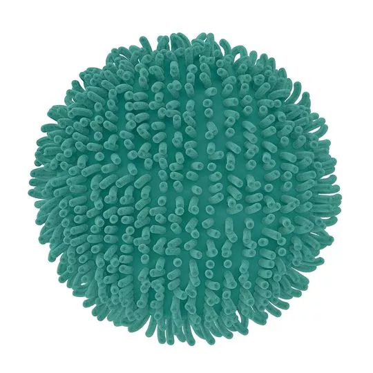 Refil Para Mop Giratório Tira Pó- Verde Água- 3xØ22cm- Euro Homeware