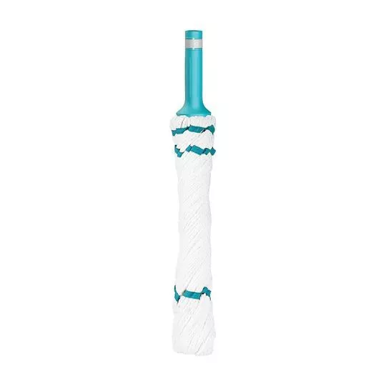 Refil Para Mop Twist- Branco & Verde- 39,5x15x2cm- Euro Homeware