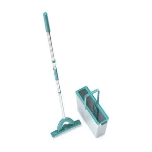 Mop Flex<BR>- Inox & Verde<BR>- 37x12x32cm<BR>- Euro Homeware