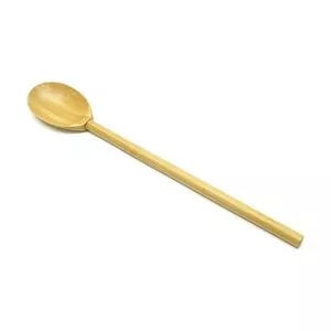 Colher Bambu<BR>- Bege<BR>- 40,5cm<BR>- Maxwell-E-Williams