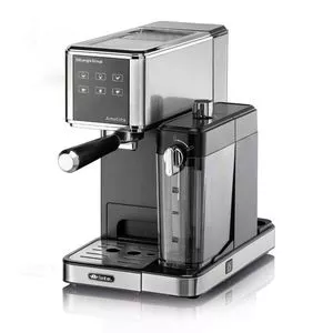 Máquina De Café Expresso Ametista Ariete® 1397<BR>- Inox & Preta<BR>- 38,5x27x37,5cm<BR>- 1,2L<BR>- 127V<BR>- 1350W