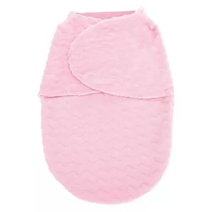 Saco De Dormir Super Soft<BR>- Rosa Claro<BR>- 29x50cm