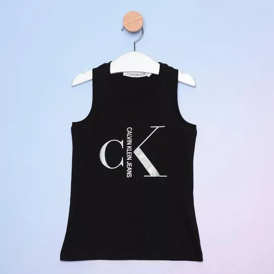 Regata Infantil Calvin Klein Jeans Preta