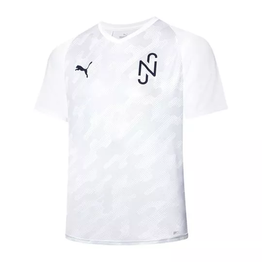 Camiseta Neymar Jr®- Branca & Preta- Puma