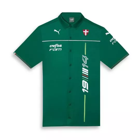 Camisa Palmeiras®- Verde & Branca- Puma