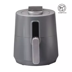 Fritadeira Air Fryer<BR>- Inox & Cinza Escuro<BR>- 21,4x31,5x31,5cm<BR>- 3,5L<BR>- 110V<BR>- 110W<BR>- 200°C<BR>- A caixa da embalagem apresenta avarias que não comprometem a qualidade do produto.<BR>- Hamilton Beach